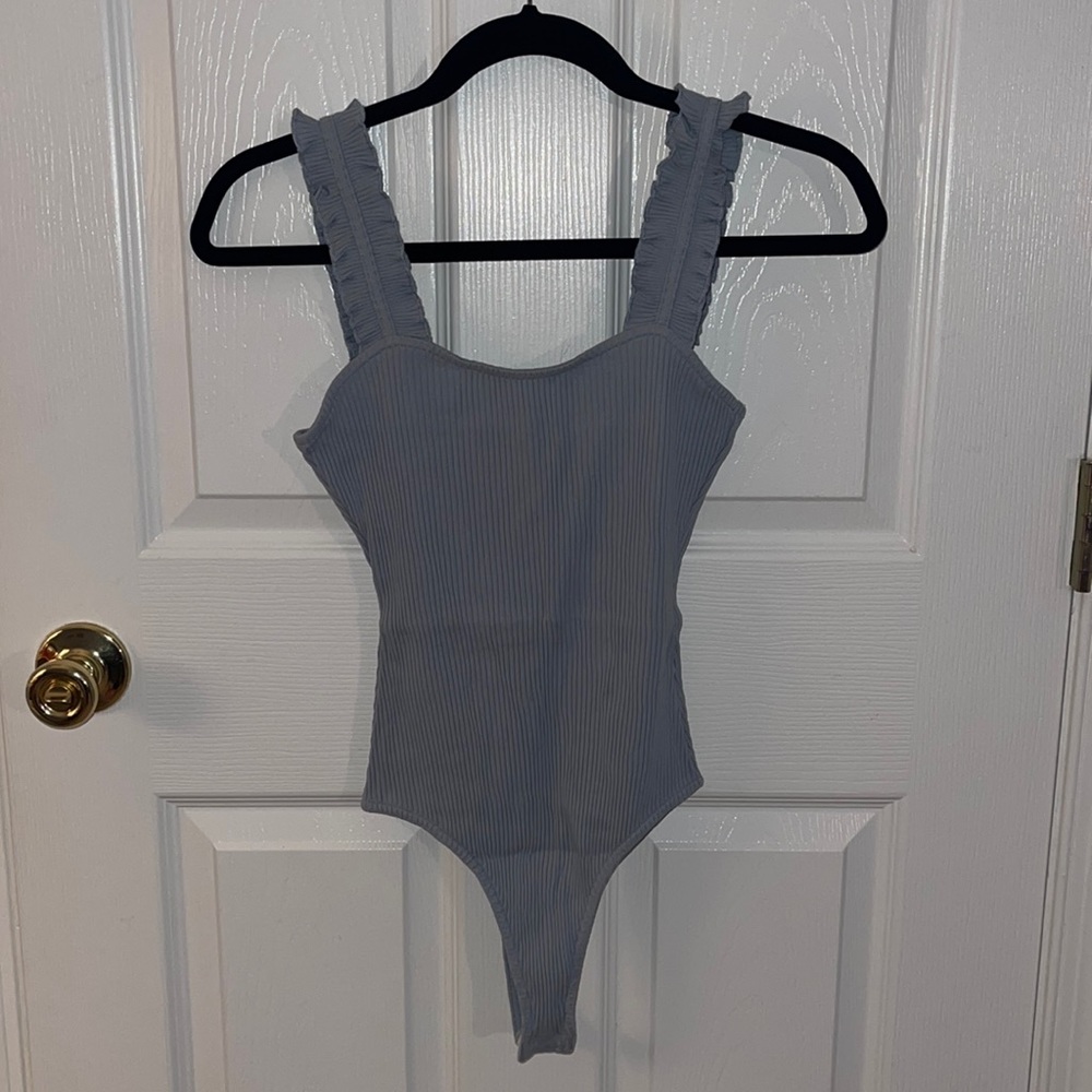 Ruffle Strap Bodysuit